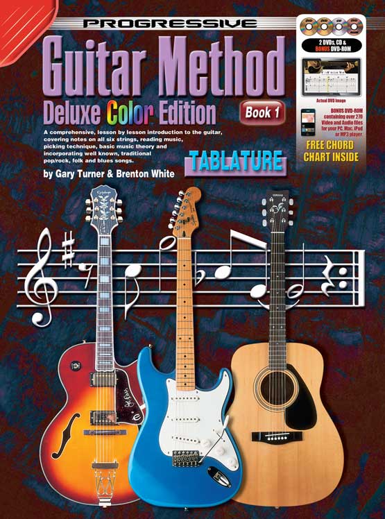 Progressive Guitar Method Book 1 Tablature Deluxe Color Edition Lesson 5 Learn To Play Music Blog